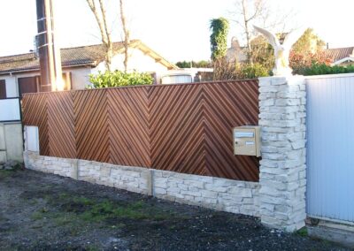 Création cloture bois marcheprime biganos la teste arcachon